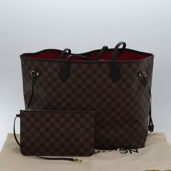 LOUIS VUITTON Damier Ebene Neverfull GM Tote Bag N51106 - Picture 12 of 16